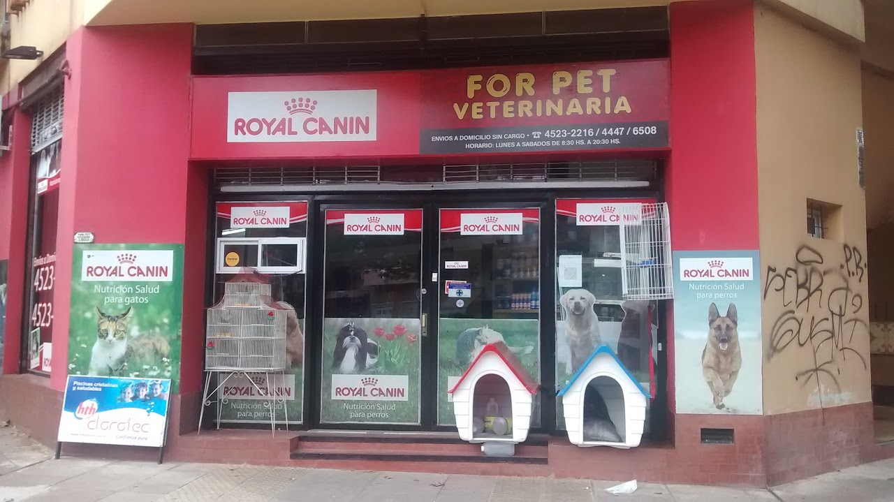 Local de FOR PET VETERINARIA en Villa Urquiza